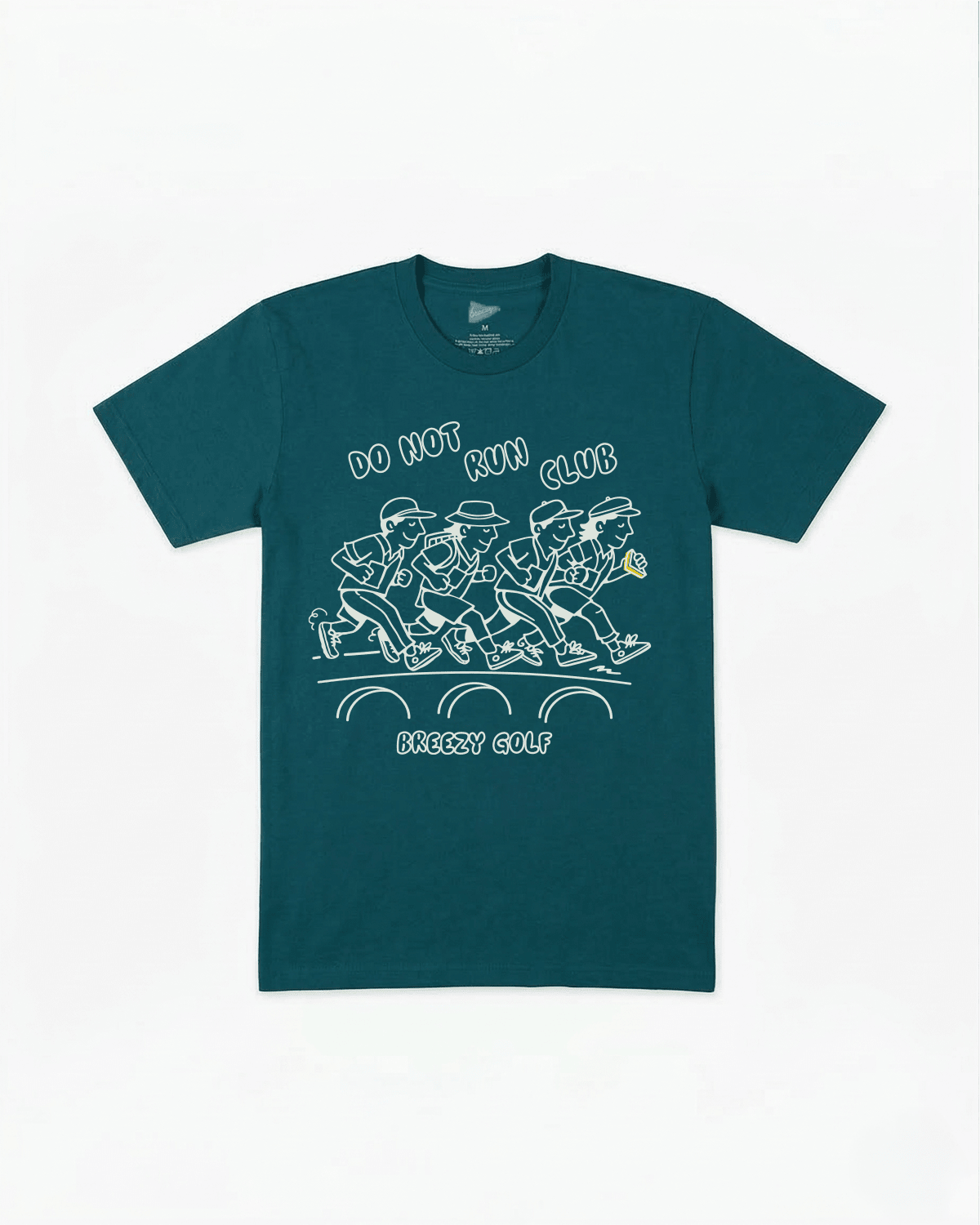 The Do Not Run Club Tee Verdant Green - Breezy Golf