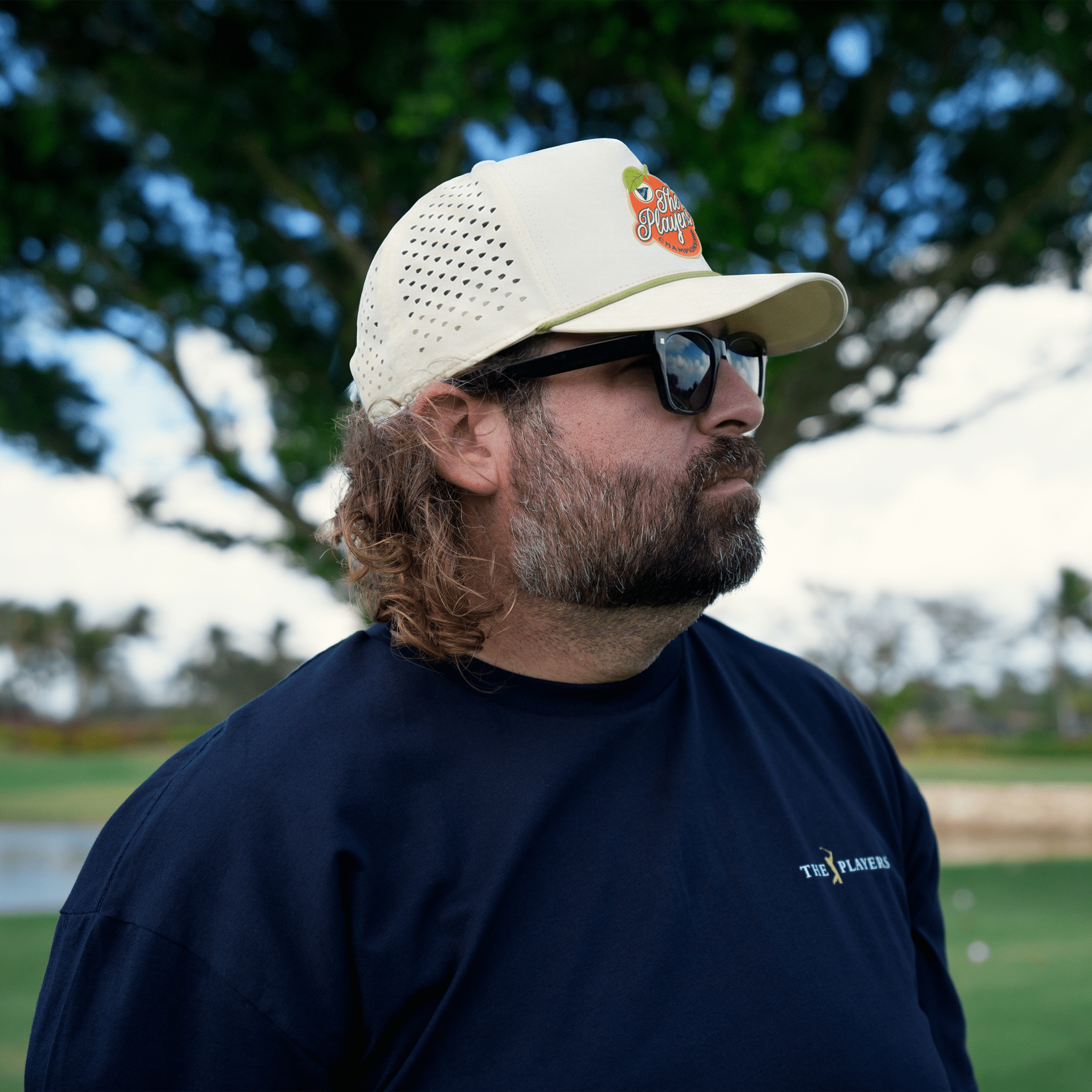 THE PLAYERS x Breezy Orange Performance Hat | Breezy Golf | Performance Golf Apparel