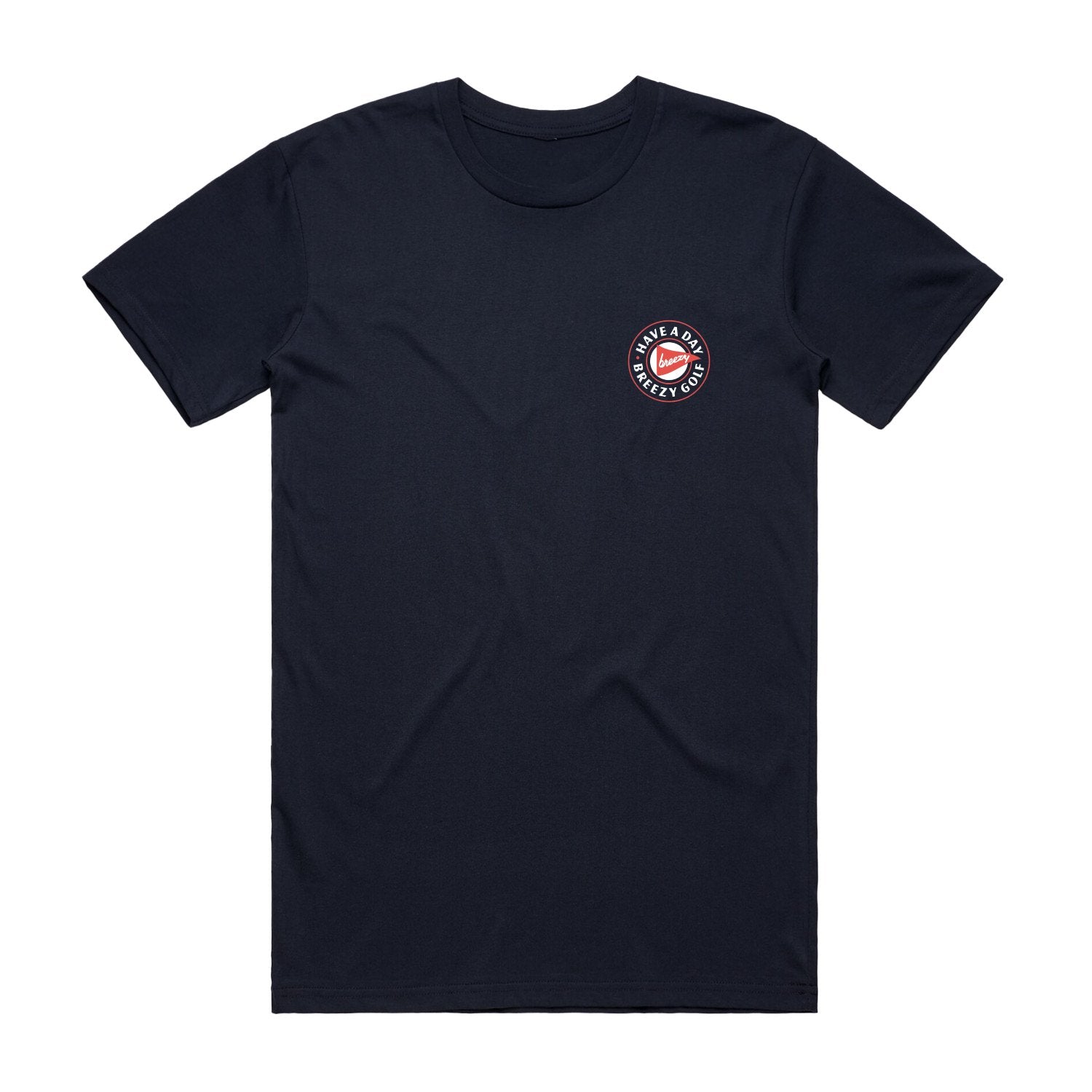 The Hero T Shirt  Navy | Breezy Golf | Performance Golf Apparel