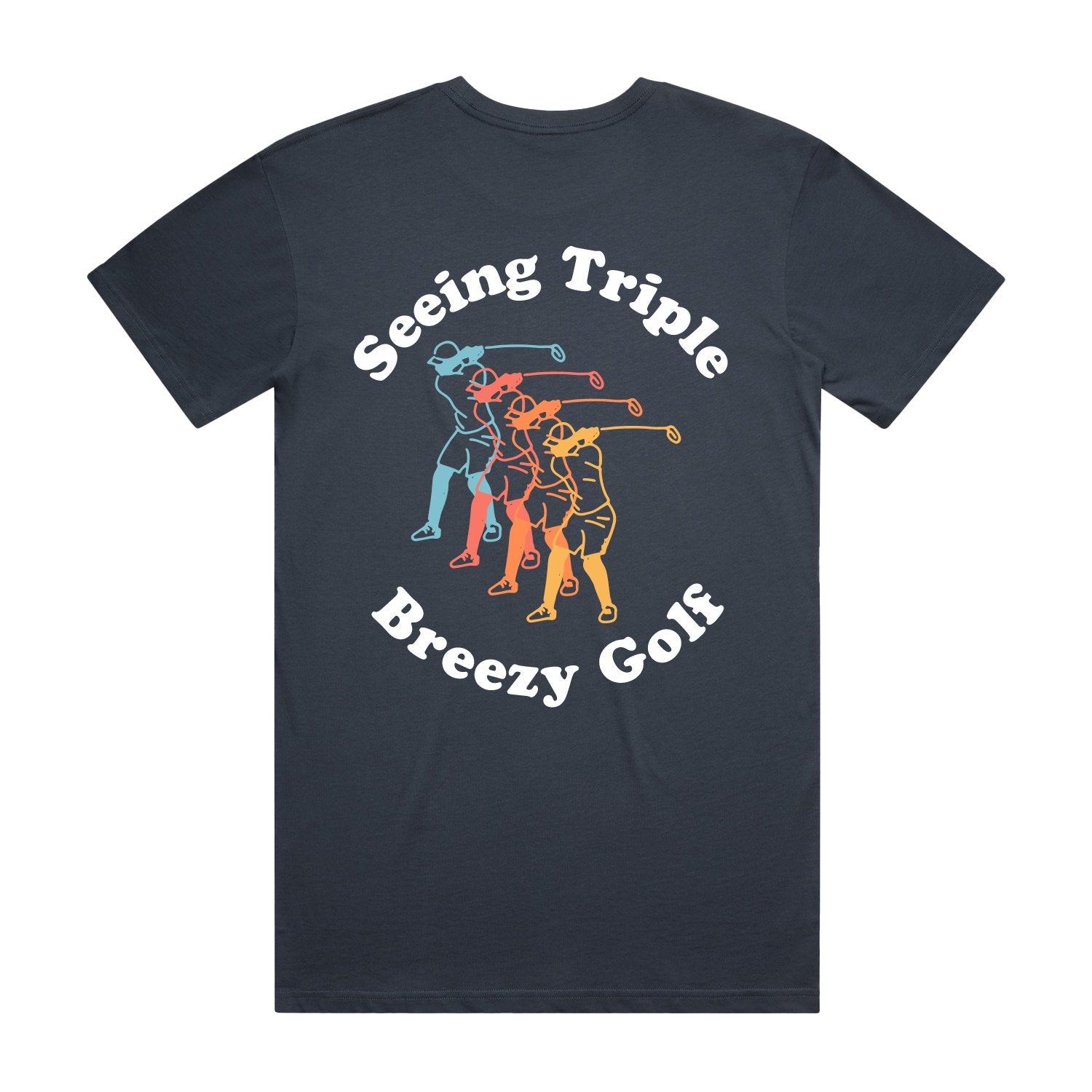 Seeing Triple T Shirt - Breezy Golf