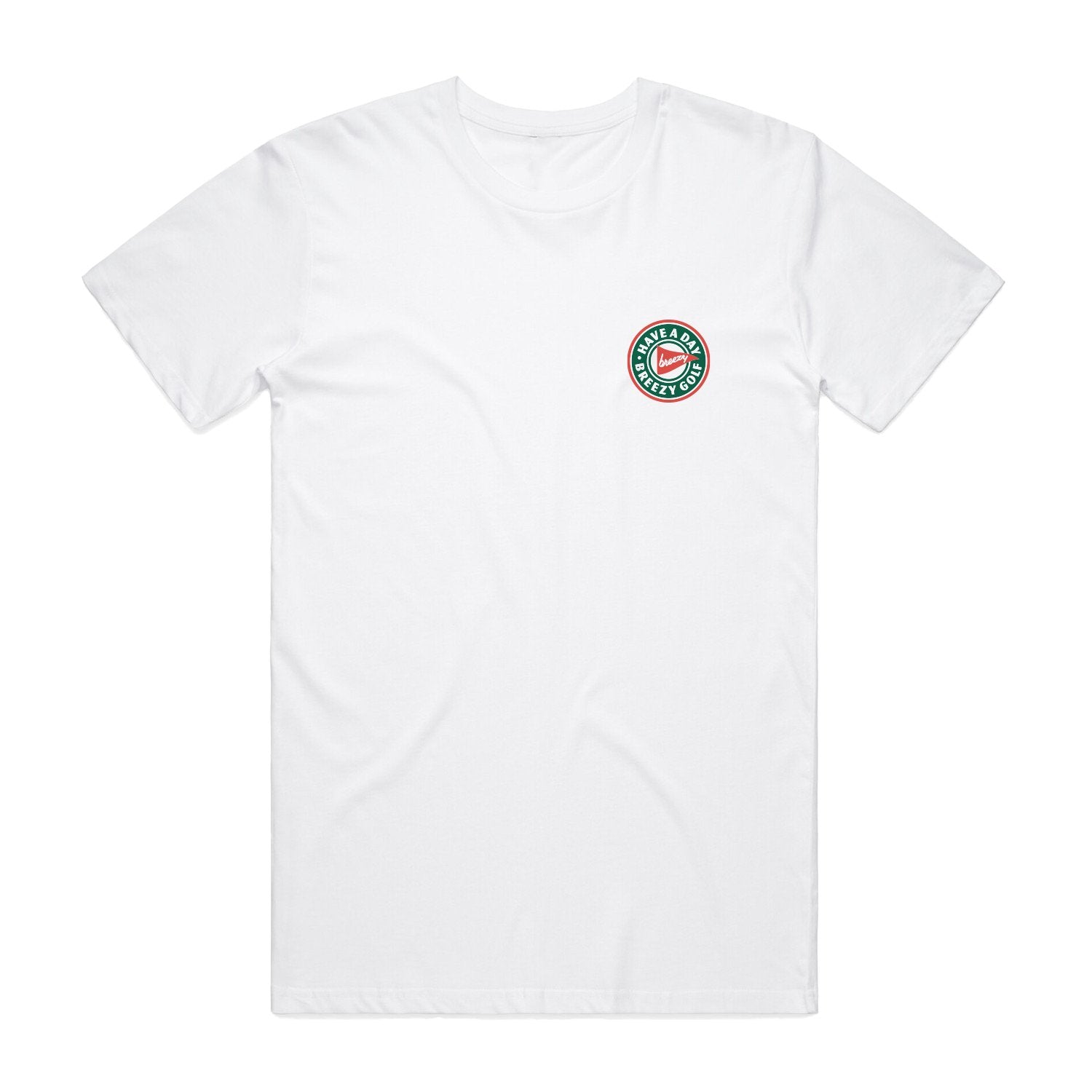The Hero T Shirt White | Breezy Golf | Performance Golf Apparel