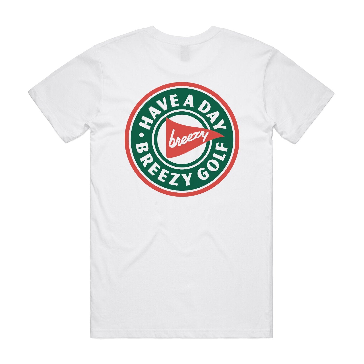 The Hero T Shirt White | Breezy Golf | Performance Golf Apparel