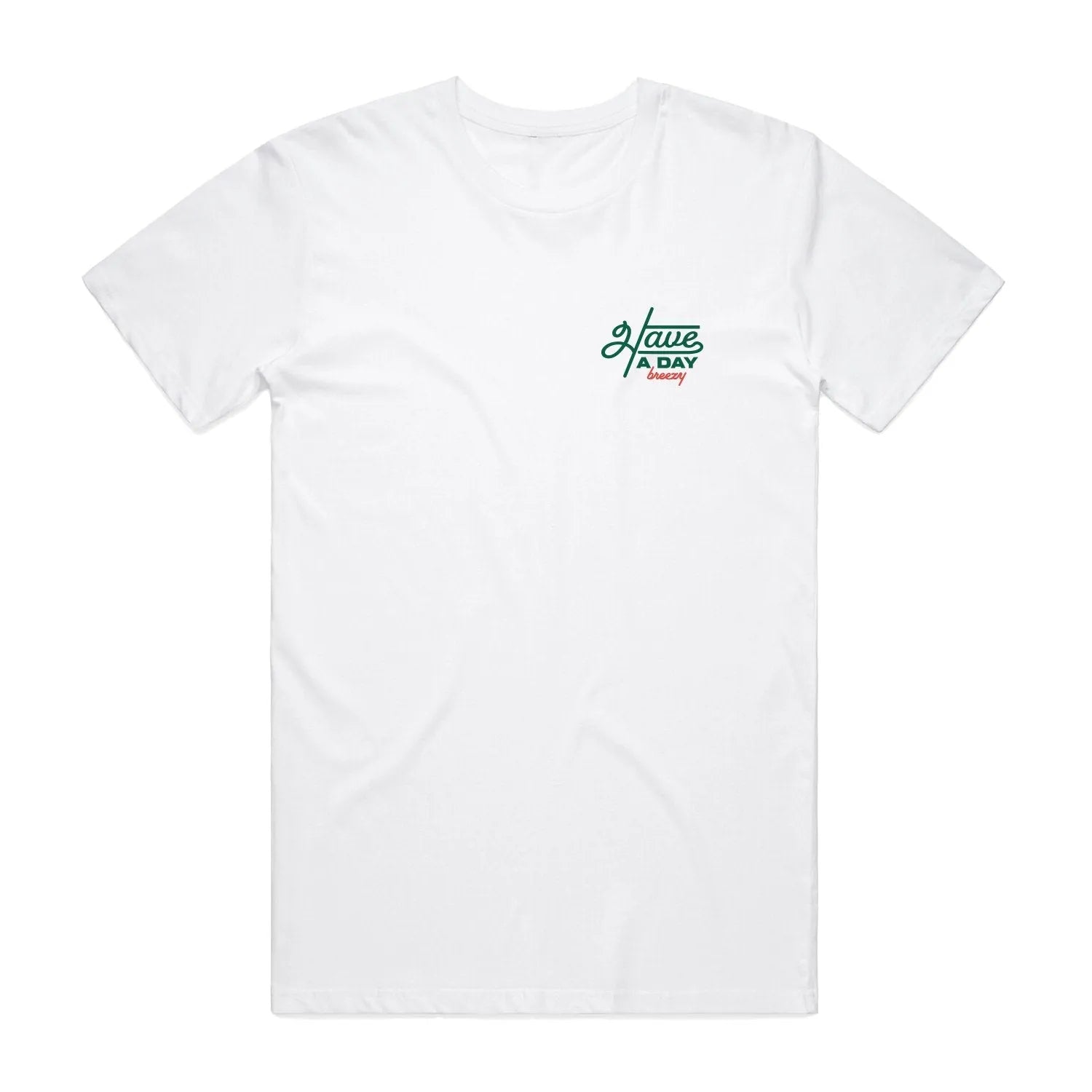 Have A Day On the Green T Shirt White - Breezy Golf