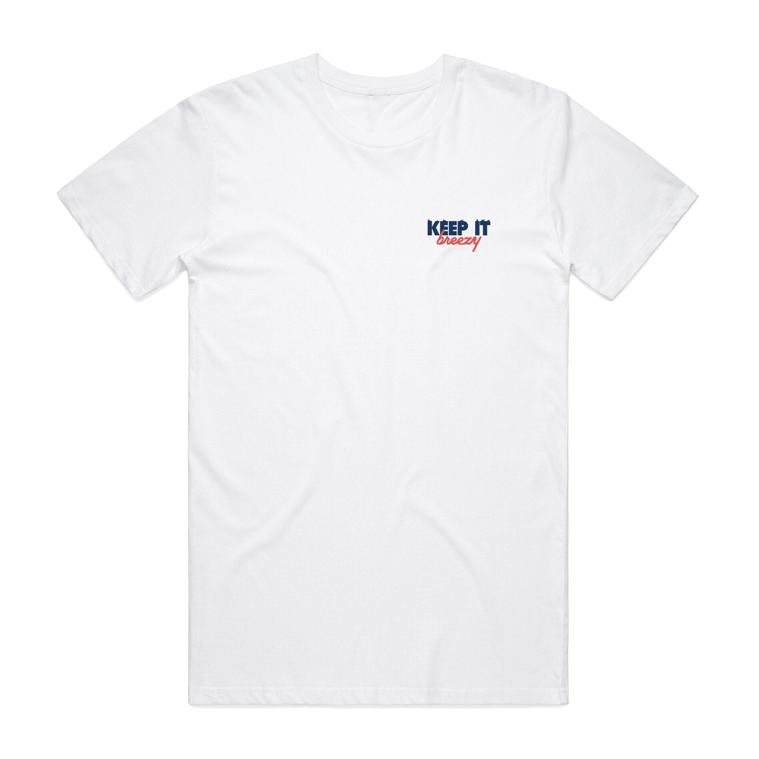 Keep It Breezy T Shirt White | Breezy Golf | Performance Golf Apparel