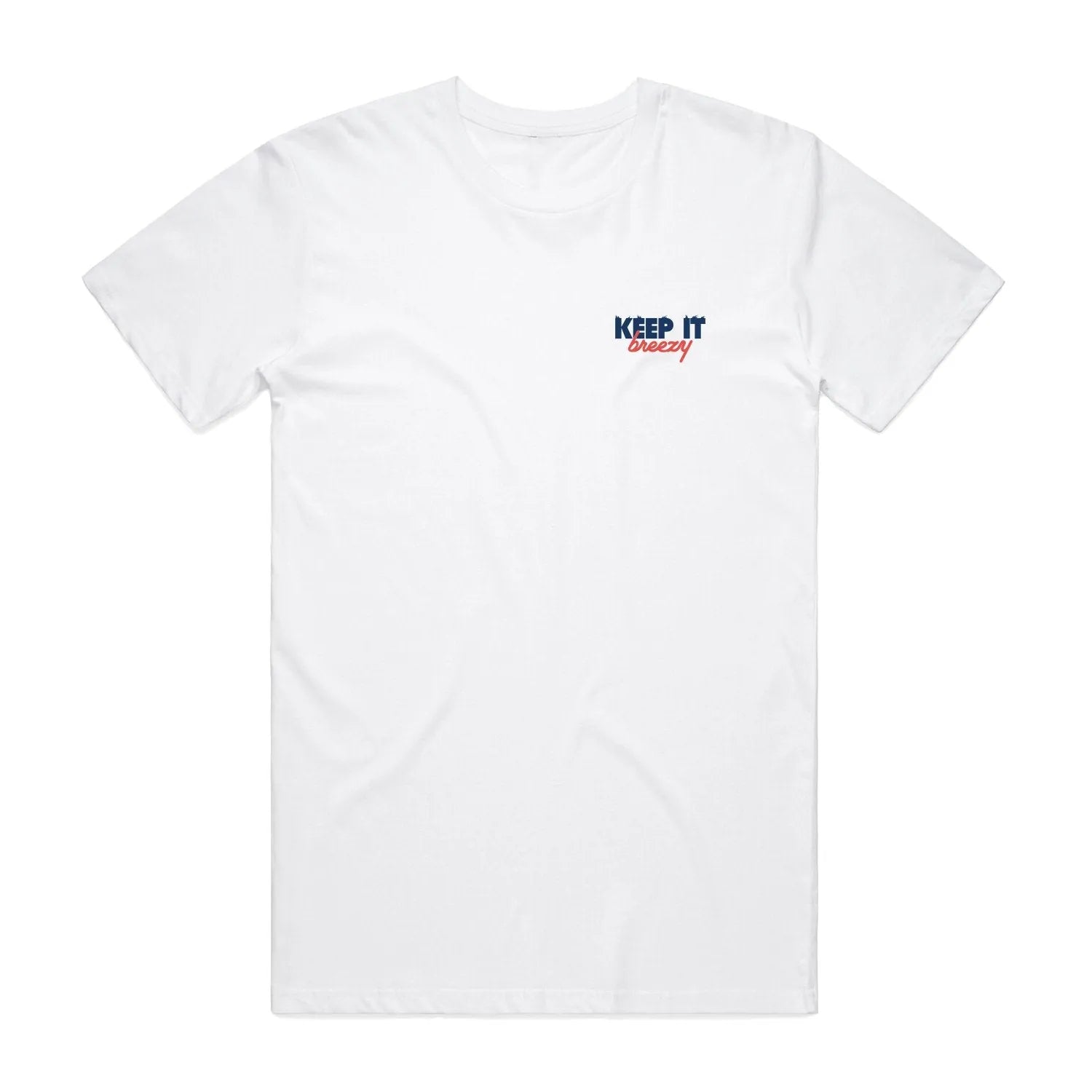 Keep It Breezy T Shirt White - Breezy Golf