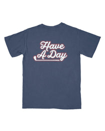 The USA Splatter Navy Pocket T Shirt - Breezy Golf