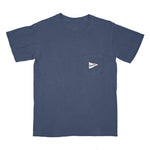 The USA Splatter Navy Pocket T Shirt - Breezy Golf