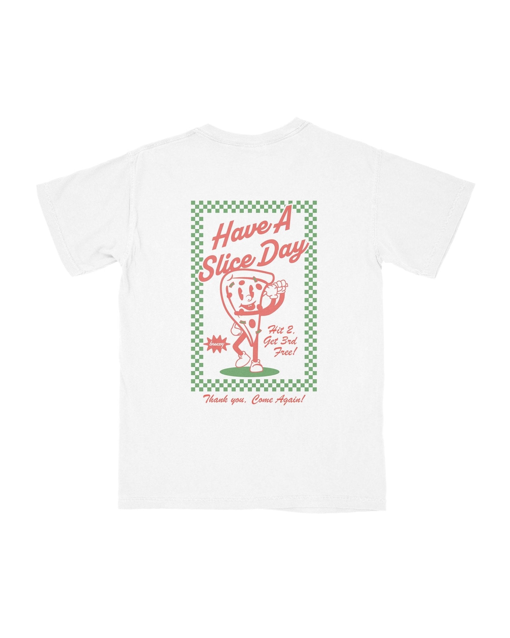 The Have A Slice Day Pocket T Shirt - Breezy Golf