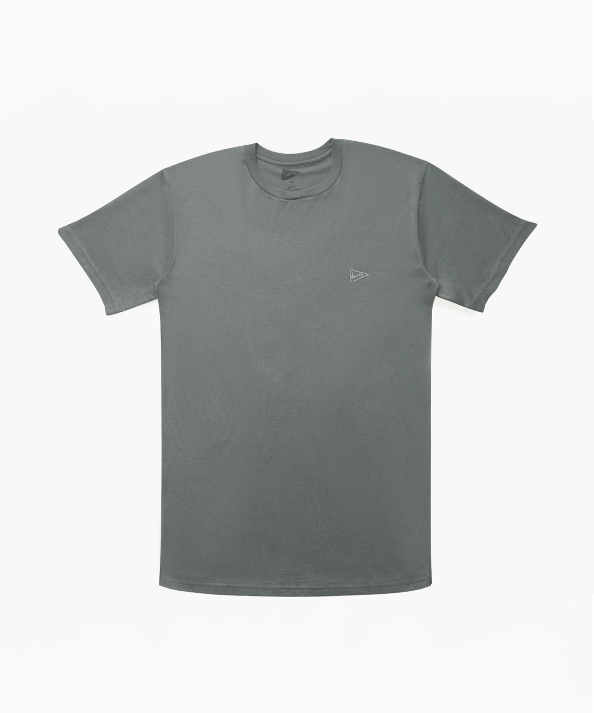 The Breezy Embroidered Tonal Script Tee Grey - Breezy Golf