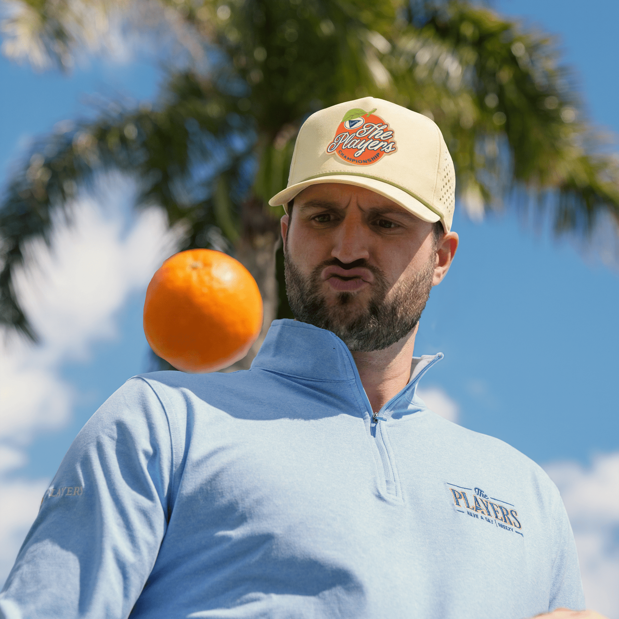 THE PLAYERS x Breezy Orange Performance Hat - Breezy Golf