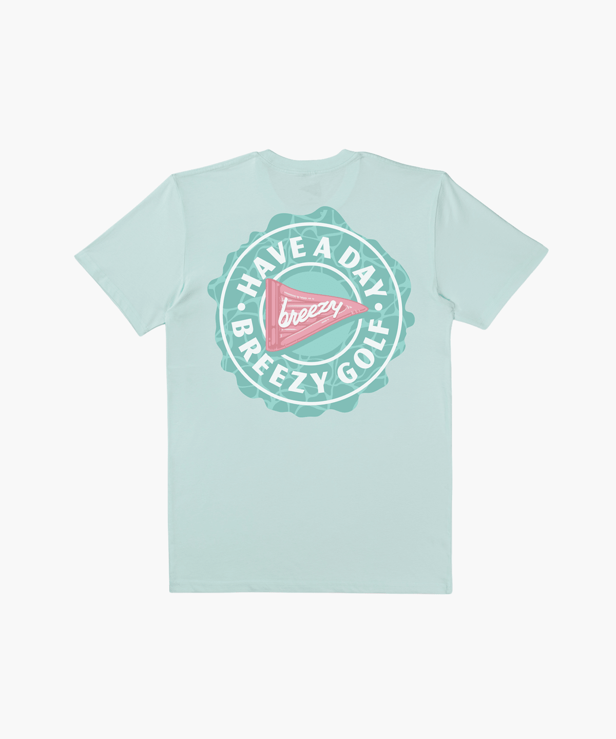 The Pool Day Hero Tee Seafoam - Breezy Golf