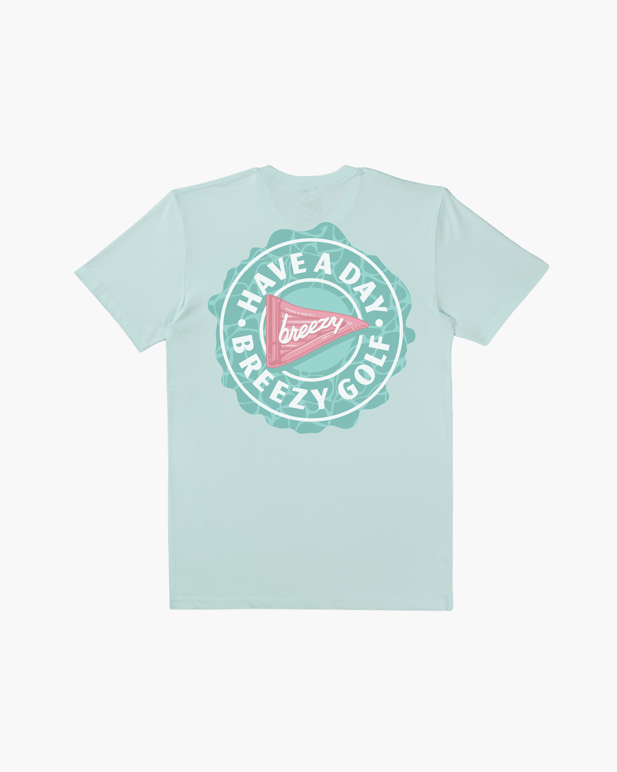 The Pool Day Hero Tee Seafoam - Breezy Golf