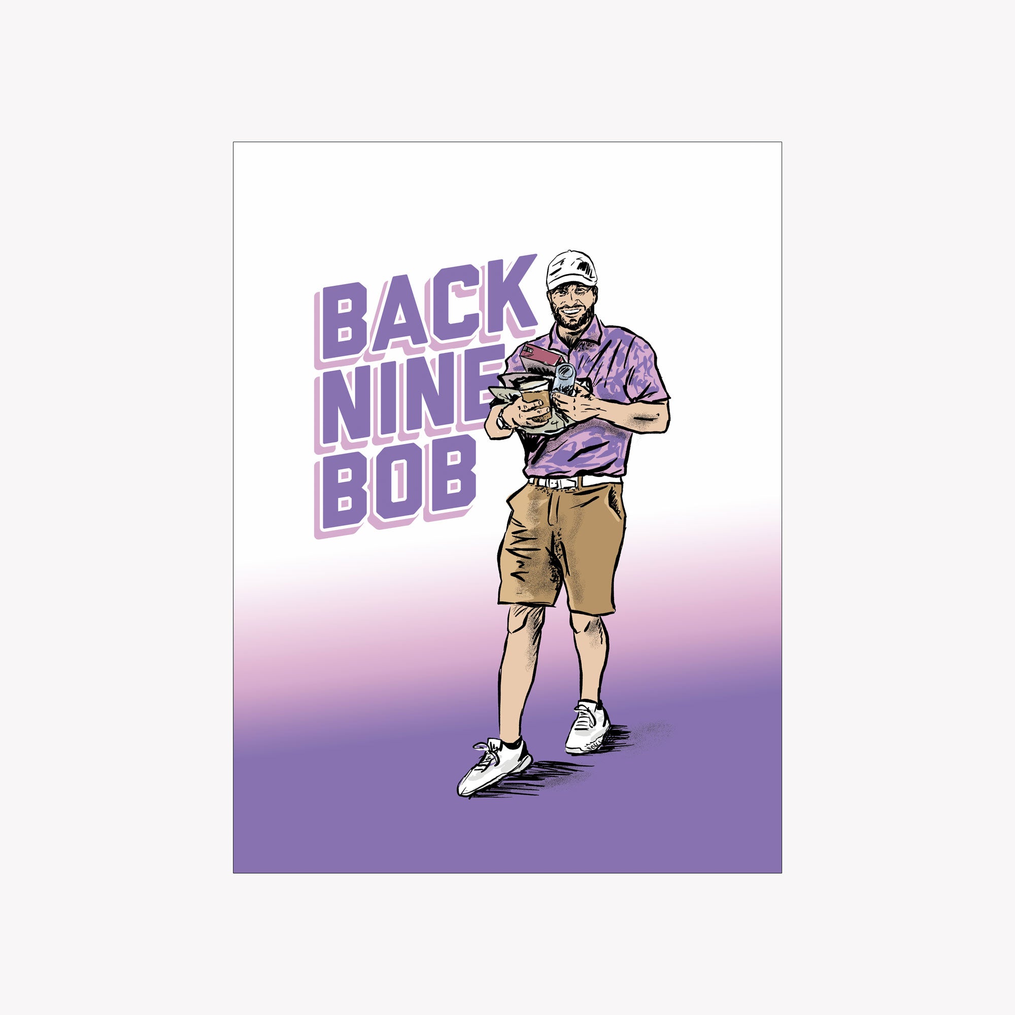 Back 9 Bob Poster