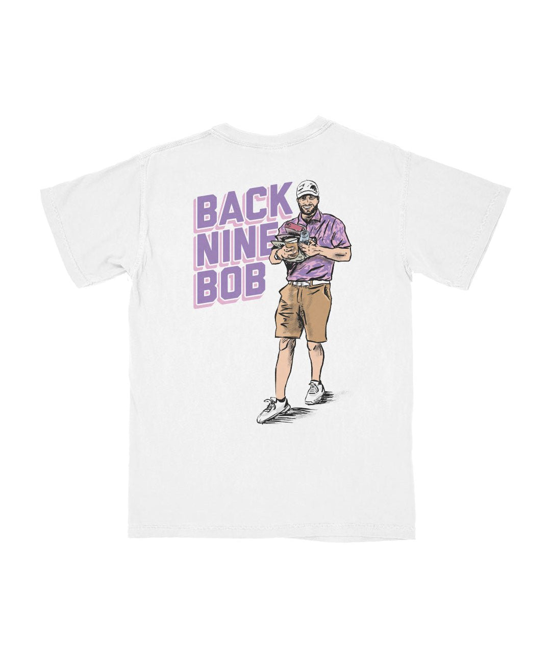 Back Nine Bob Pocket T Shirt - Breezy Golf