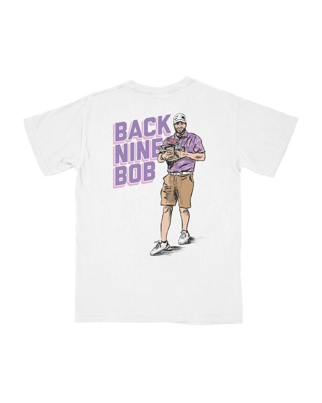 Back Nine Bob Pocket T Shirt - Breezy Golf