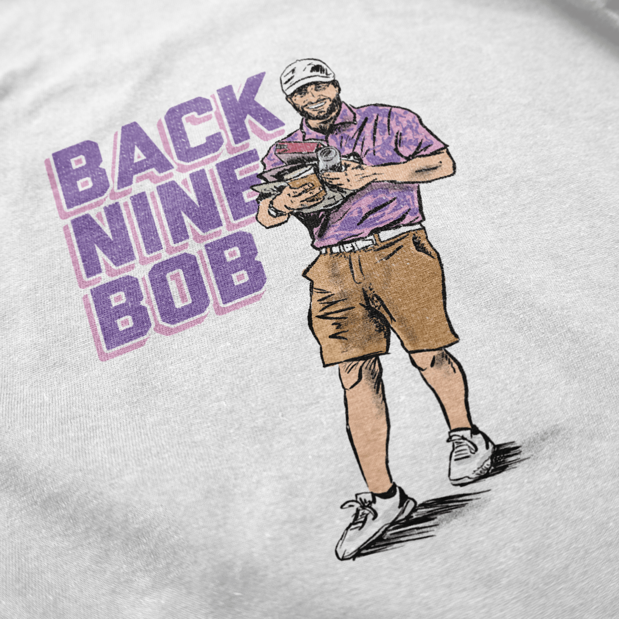 Back Nine Bob Pocket T Shirt - Breezy Golf