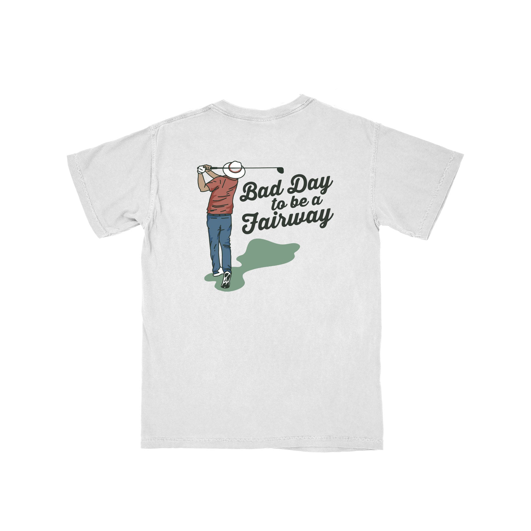 Bad Day to Be a Fairway Pocket T Shirt | Breezy Golf | Performance Golf Apparel
