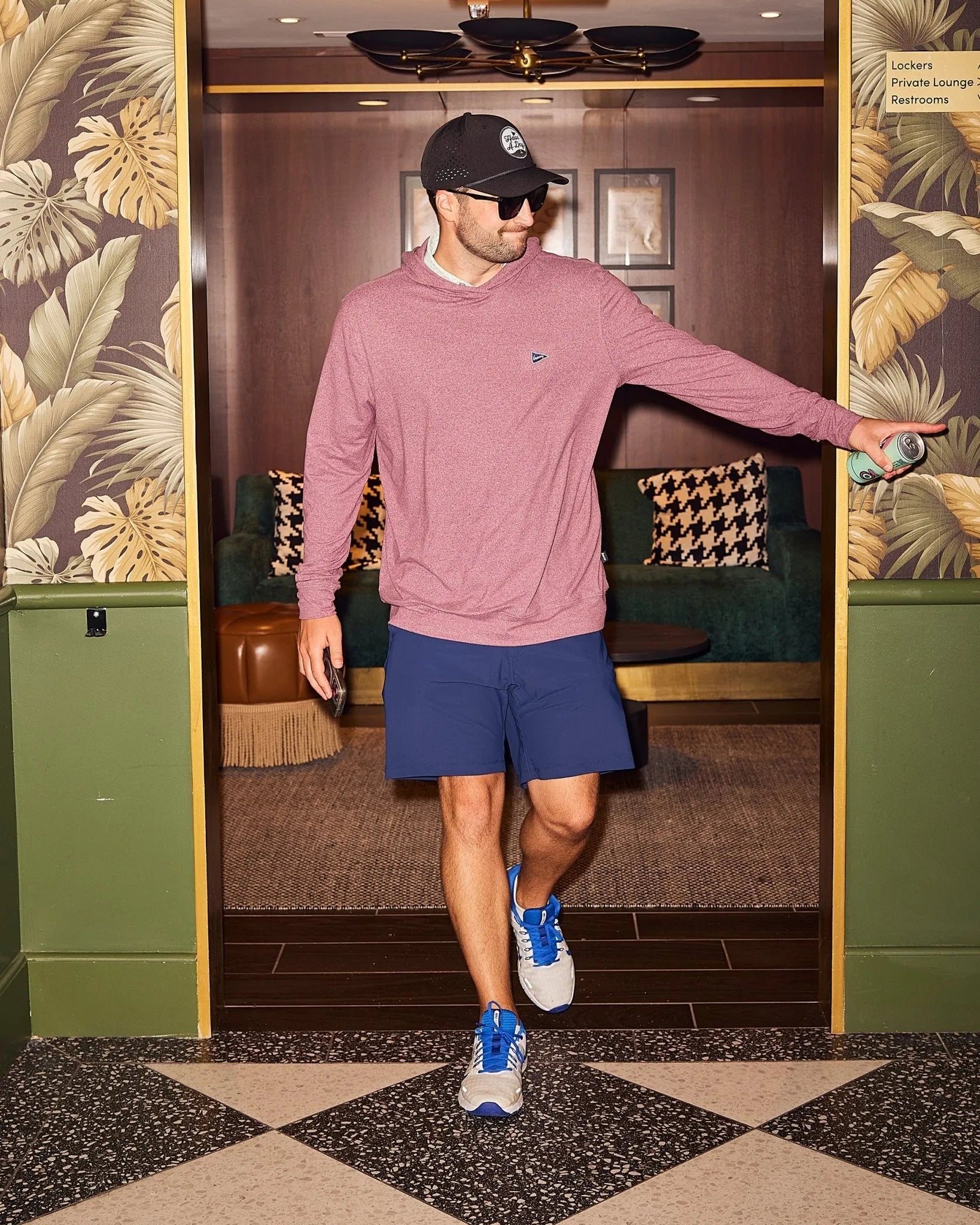 The Gimme Hoodie Berry - Breezy Golf