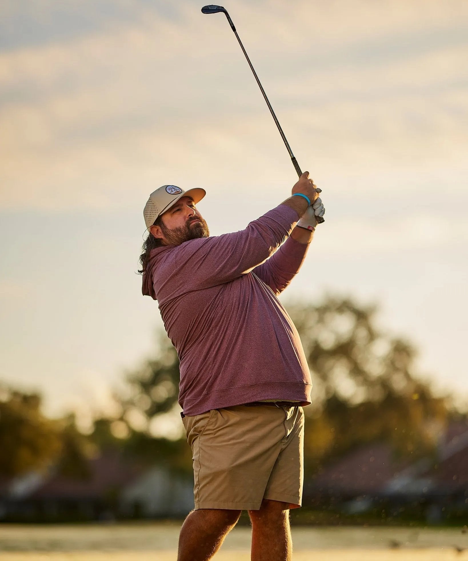 The Gimme Hoodie Berry - Breezy Golf