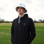 The Breezy Rain Jacket Black - Breezy Golf