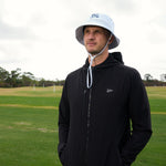 Have A Day White Perforated Bucket Hat - Breezy Golf