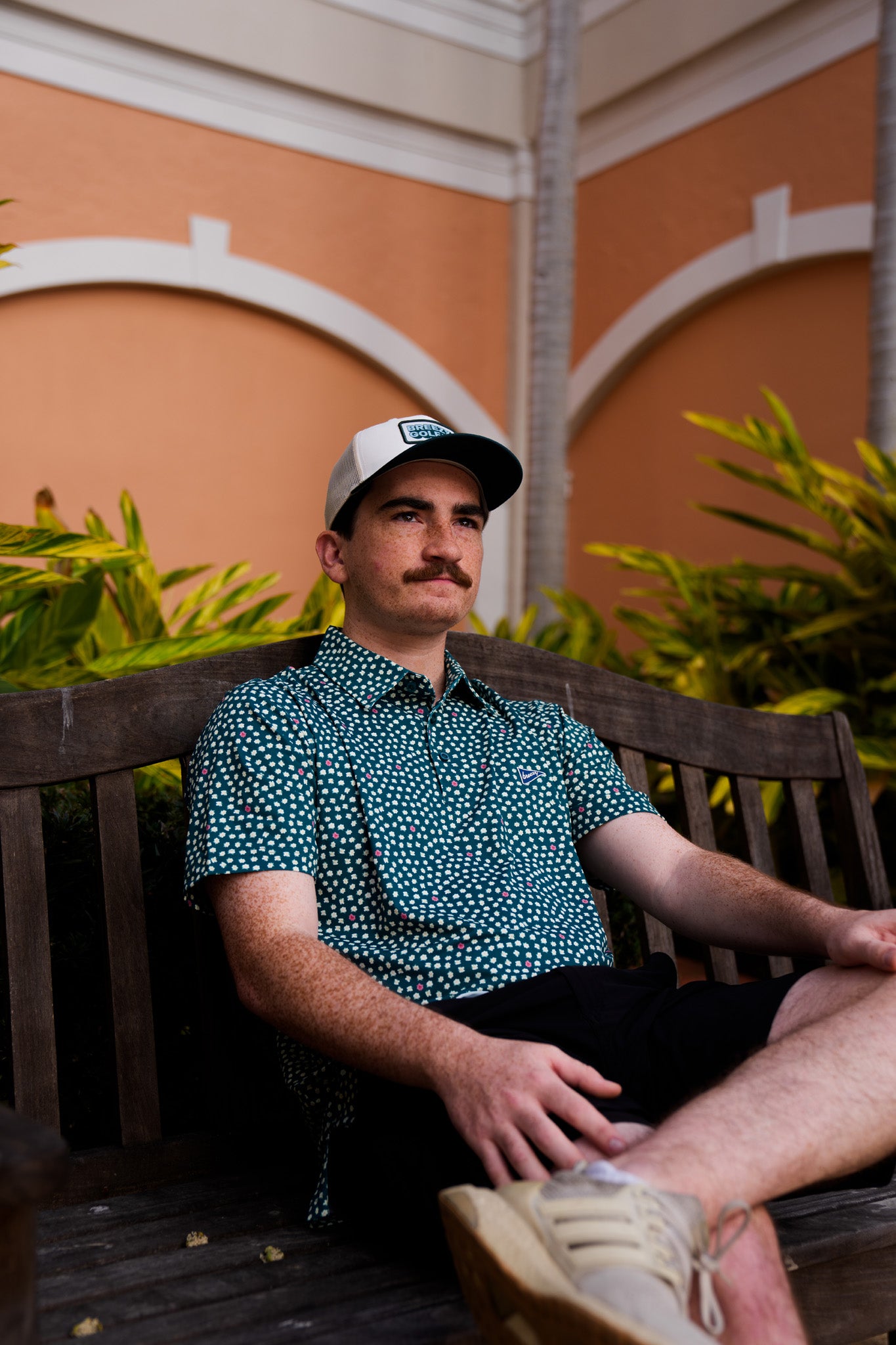 The Magnolia 3.0 Polo Green | Breezy Golf | Performance Golf Apparel