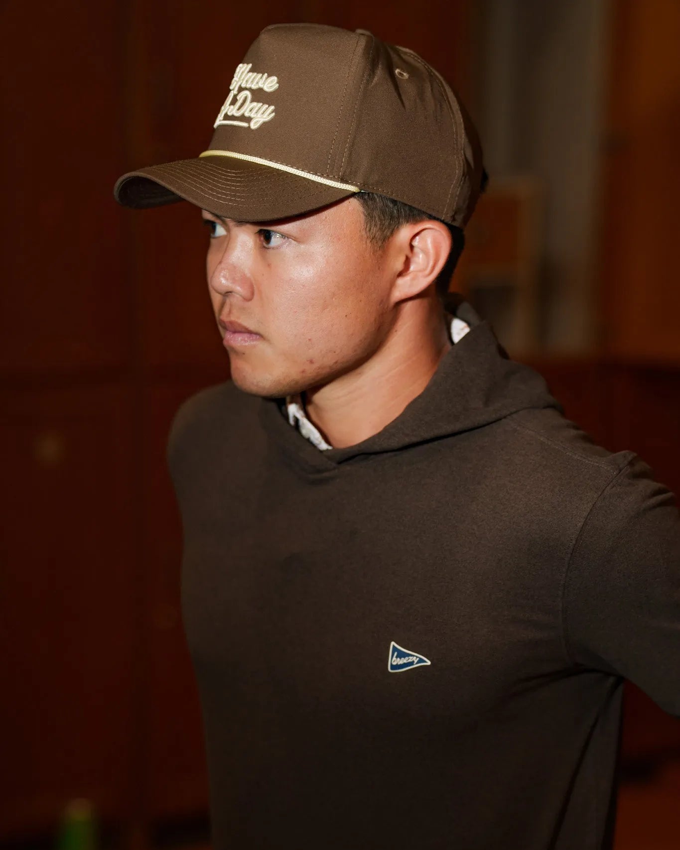 The Gimme Hoodie Espresso - Breezy Golf