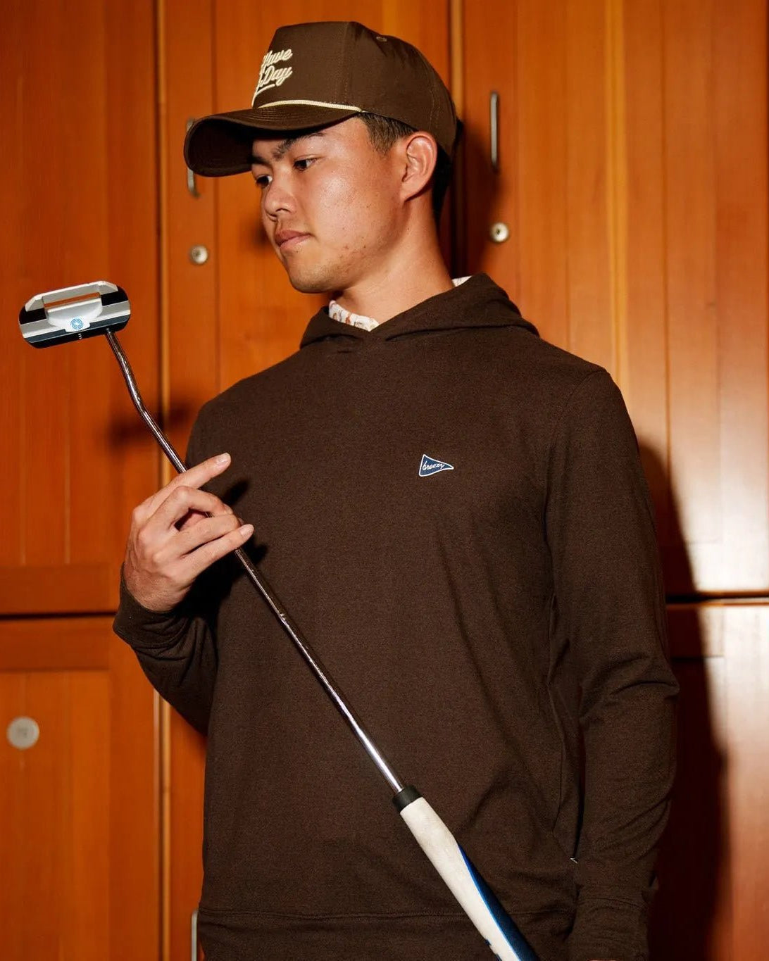 The Gimme Hoodie Espresso - Breezy Golf