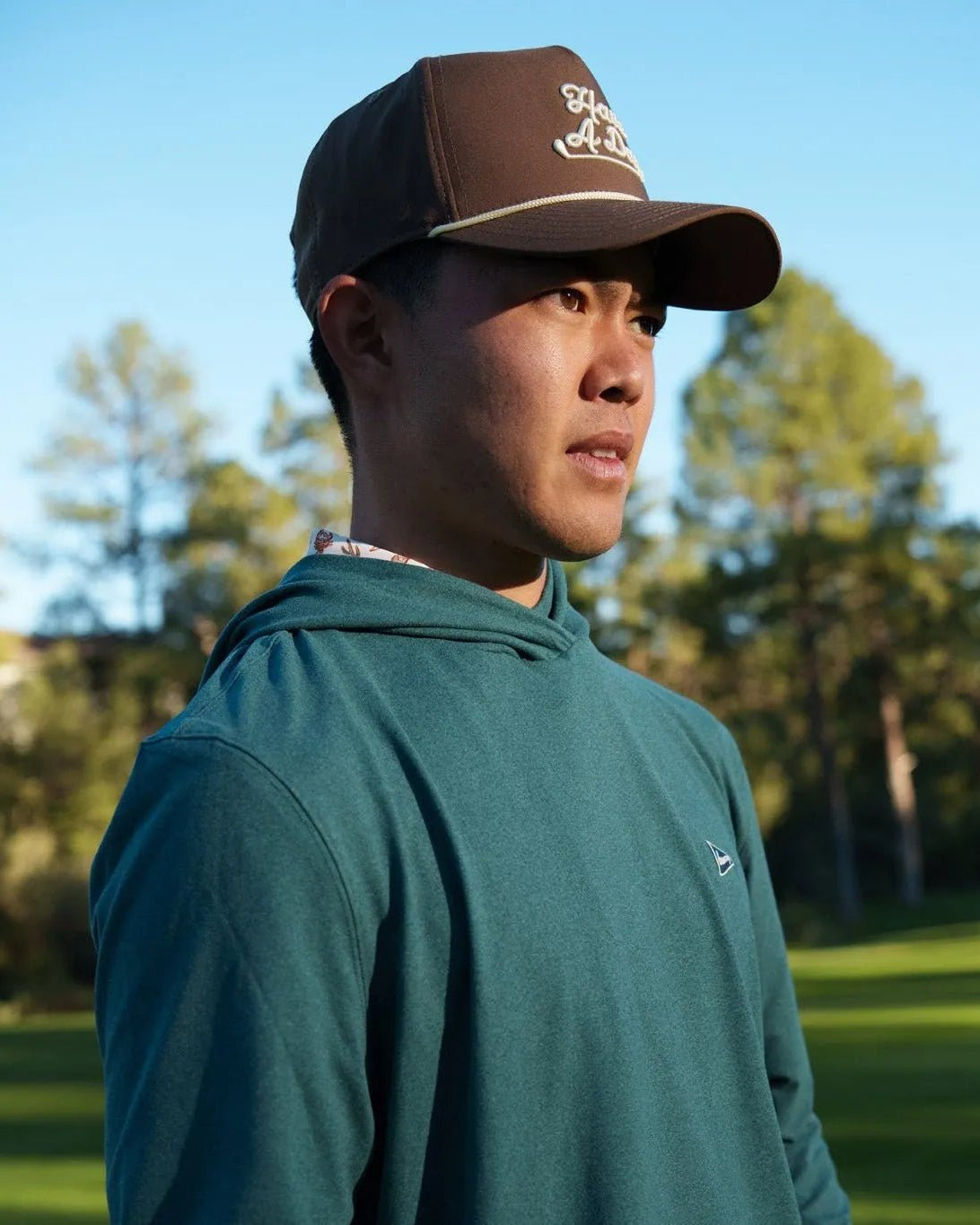 Have A Day Brown Rope Hat - Breezy Golf