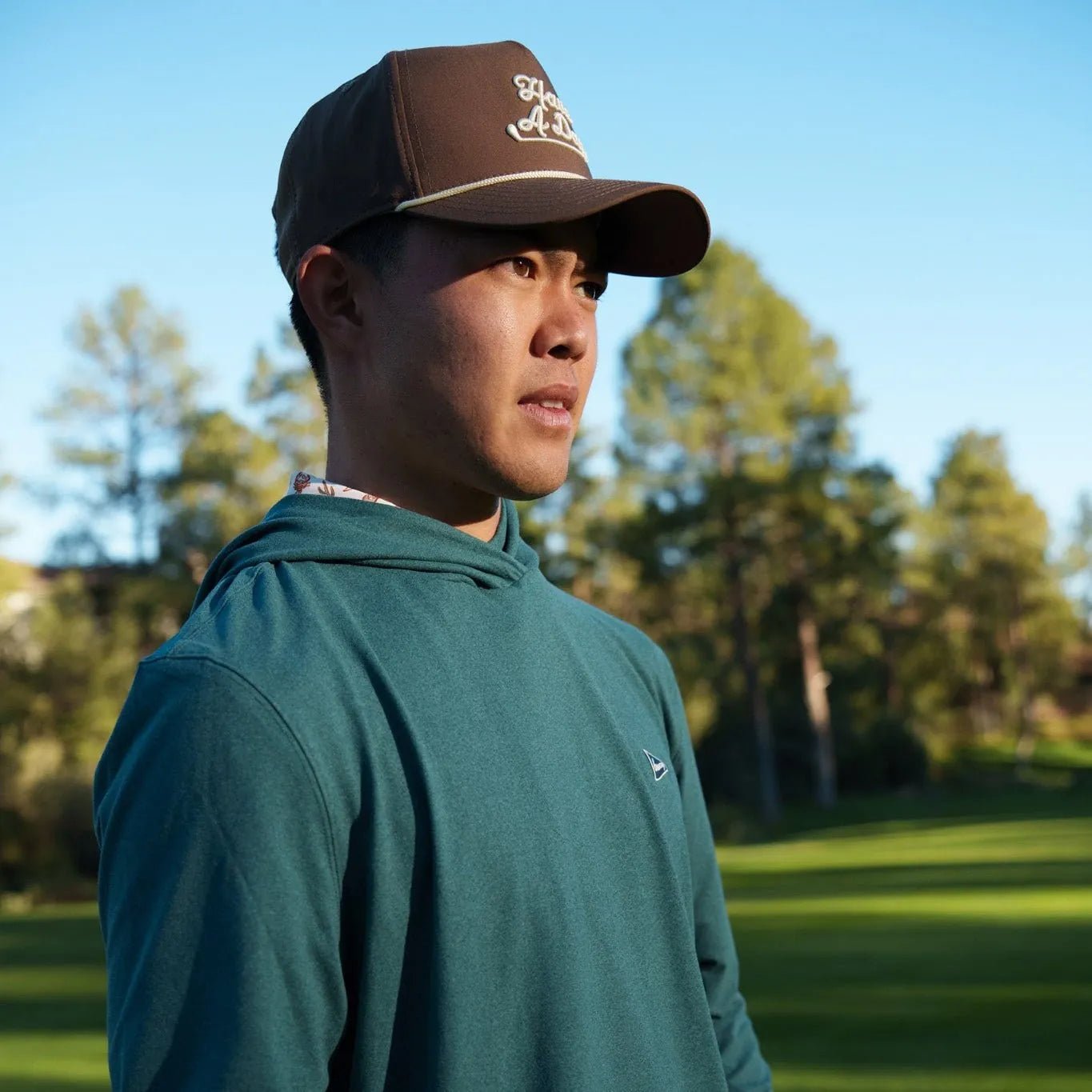 Have A Day Brown Rope Hat | Breezy Golf | Performance Golf Apparel