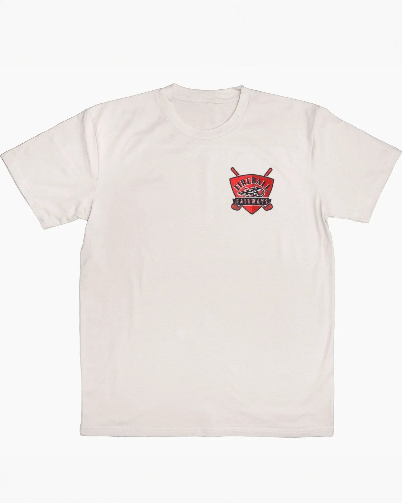 Fireball Fairways Crest T Shirt | Breezy Golf | Performance Golf Apparel