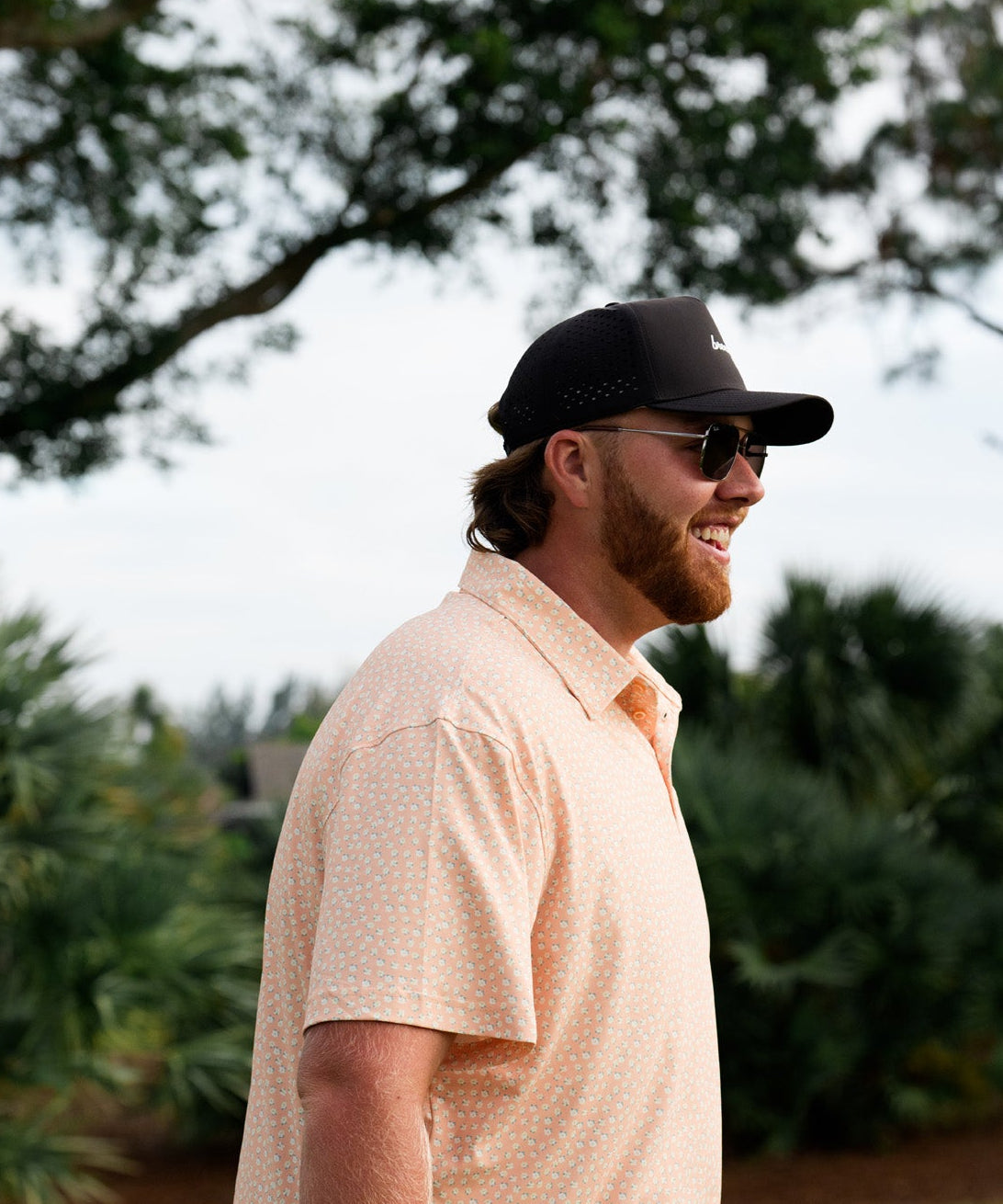 The Magnolia 3.0 Polo Orange - Breezy Golf