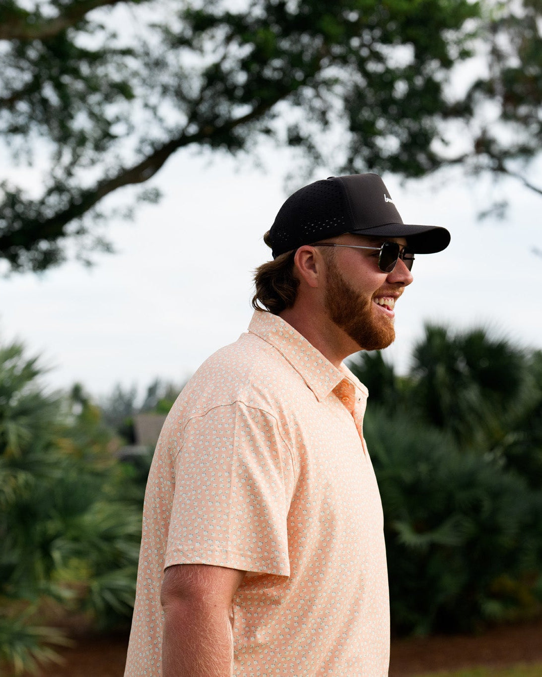 The Magnolia 3.0 Polo Orange - Breezy Golf