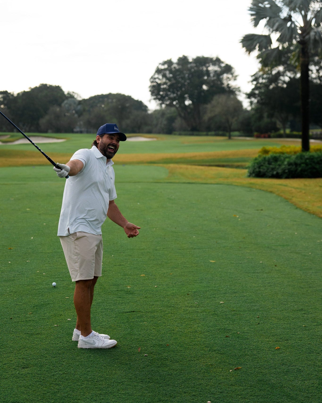 The Pebbled Stripes Polo - Breezy Golf