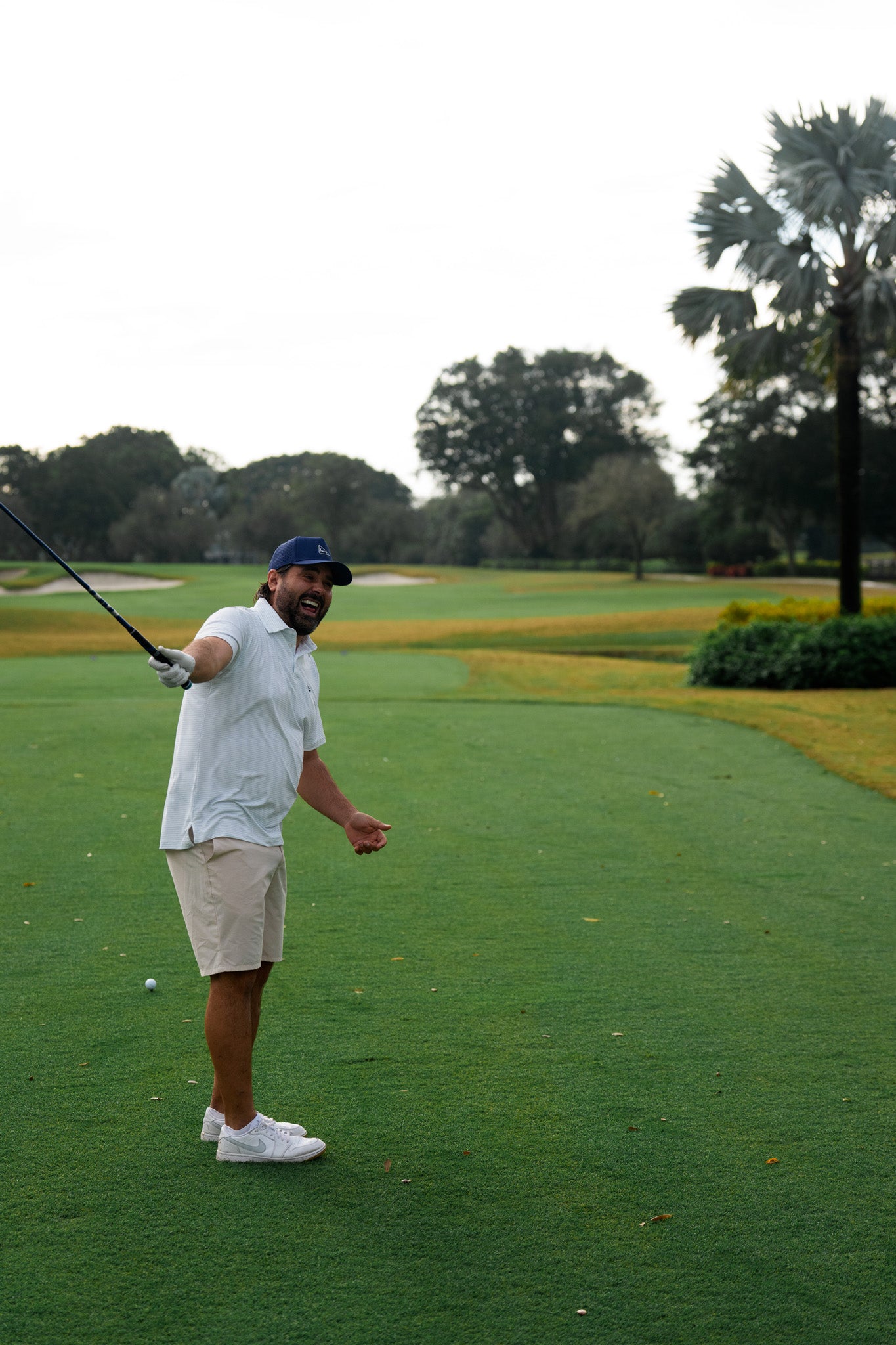 The Pebbled Stripes Polo | Breezy Golf | Performance Golf Apparel