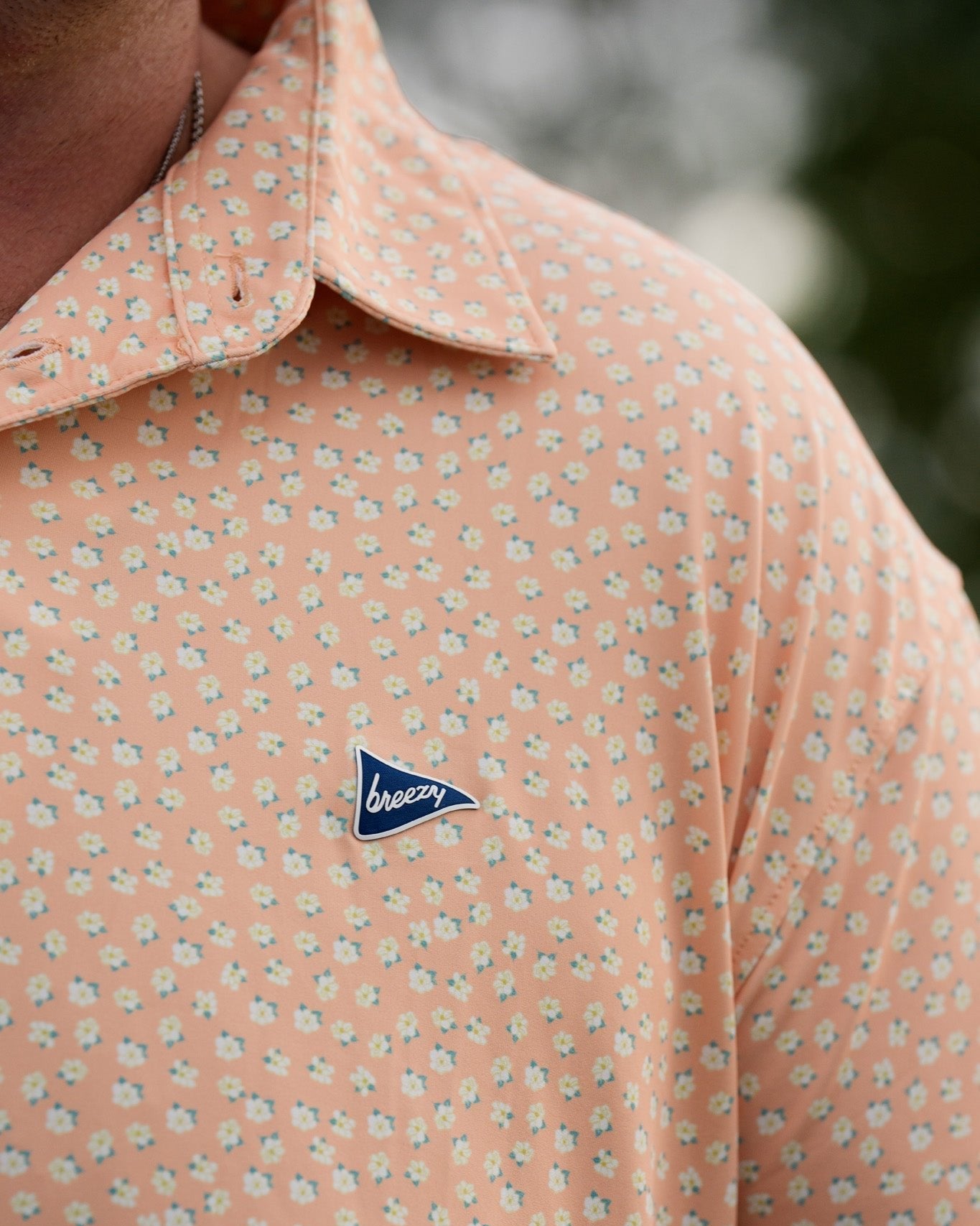 The Magnolia 3.0 Polo Orange - Breezy Golf