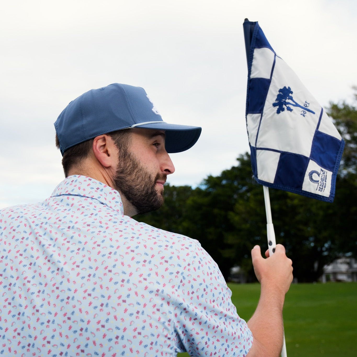 Have A Day Thawed Navy Rope Hat | Breezy Golf | Performance Golf Apparel