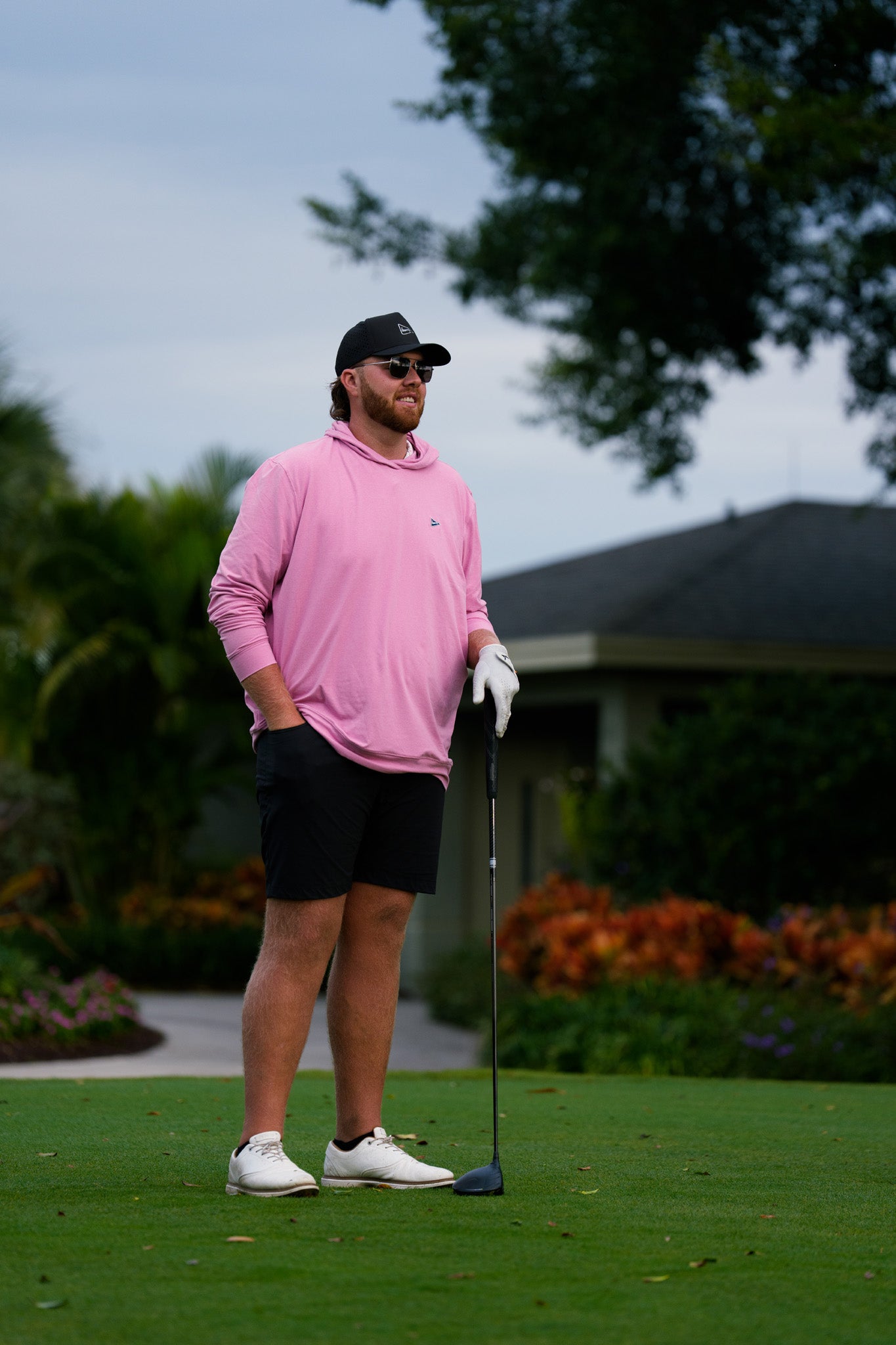 The Gimme Hoodie Petal | Breezy Golf | Performance Golf Apparel