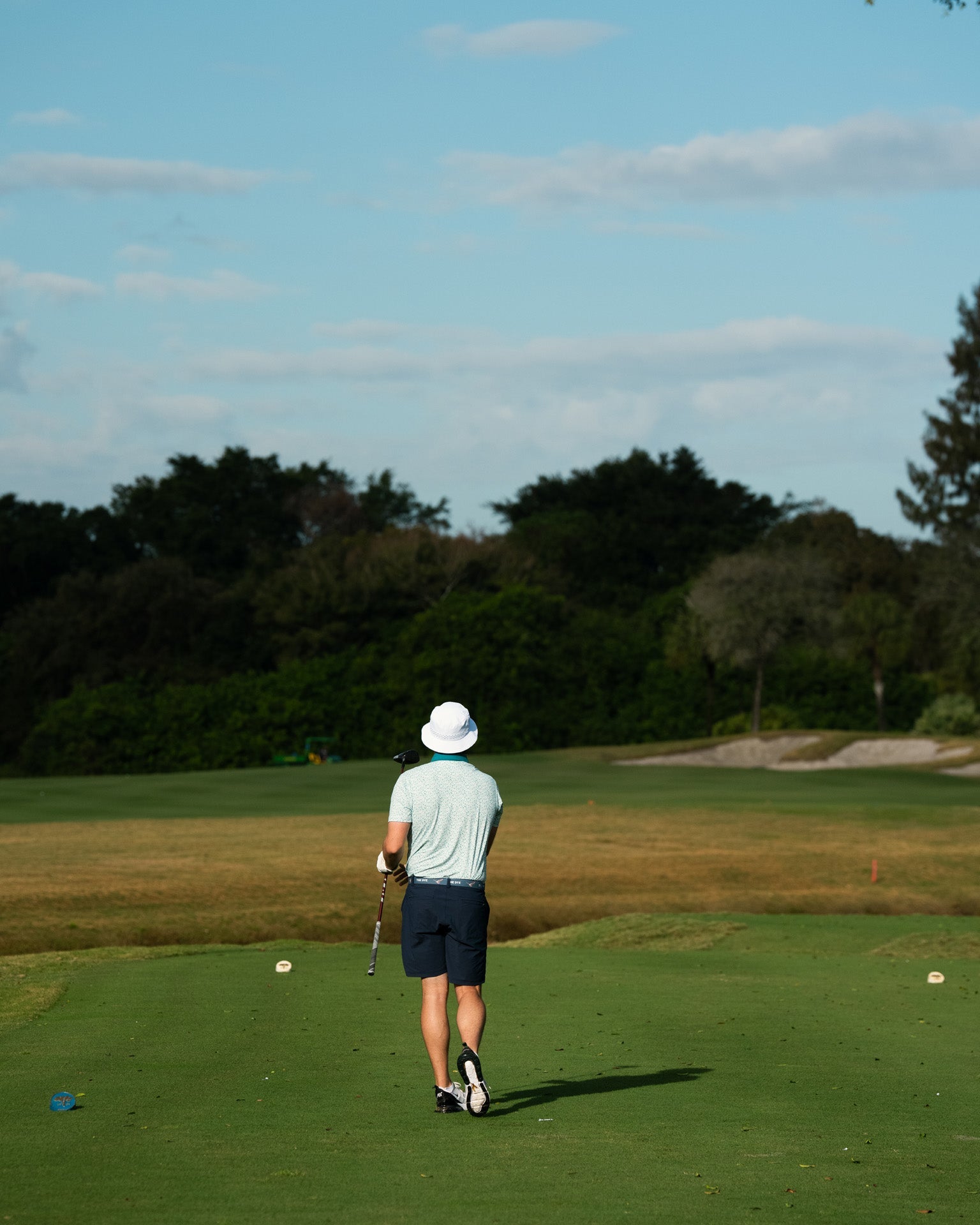 The Footrace to 18 Polo - Breezy Golf