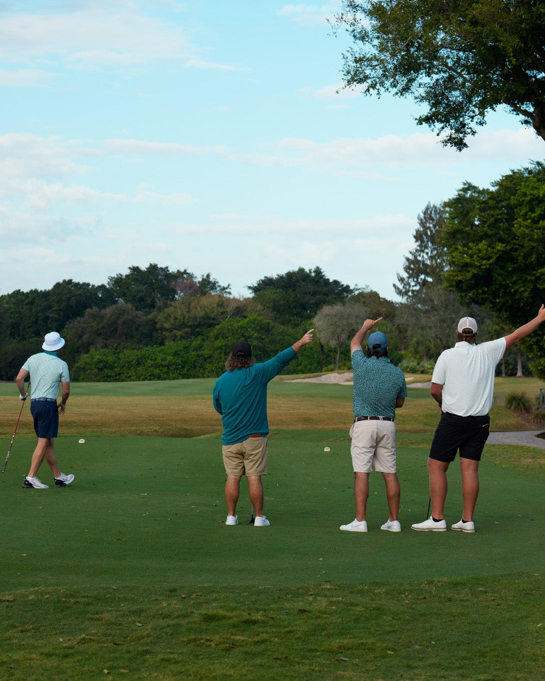 The Footrace to 18 Polo - Breezy Golf