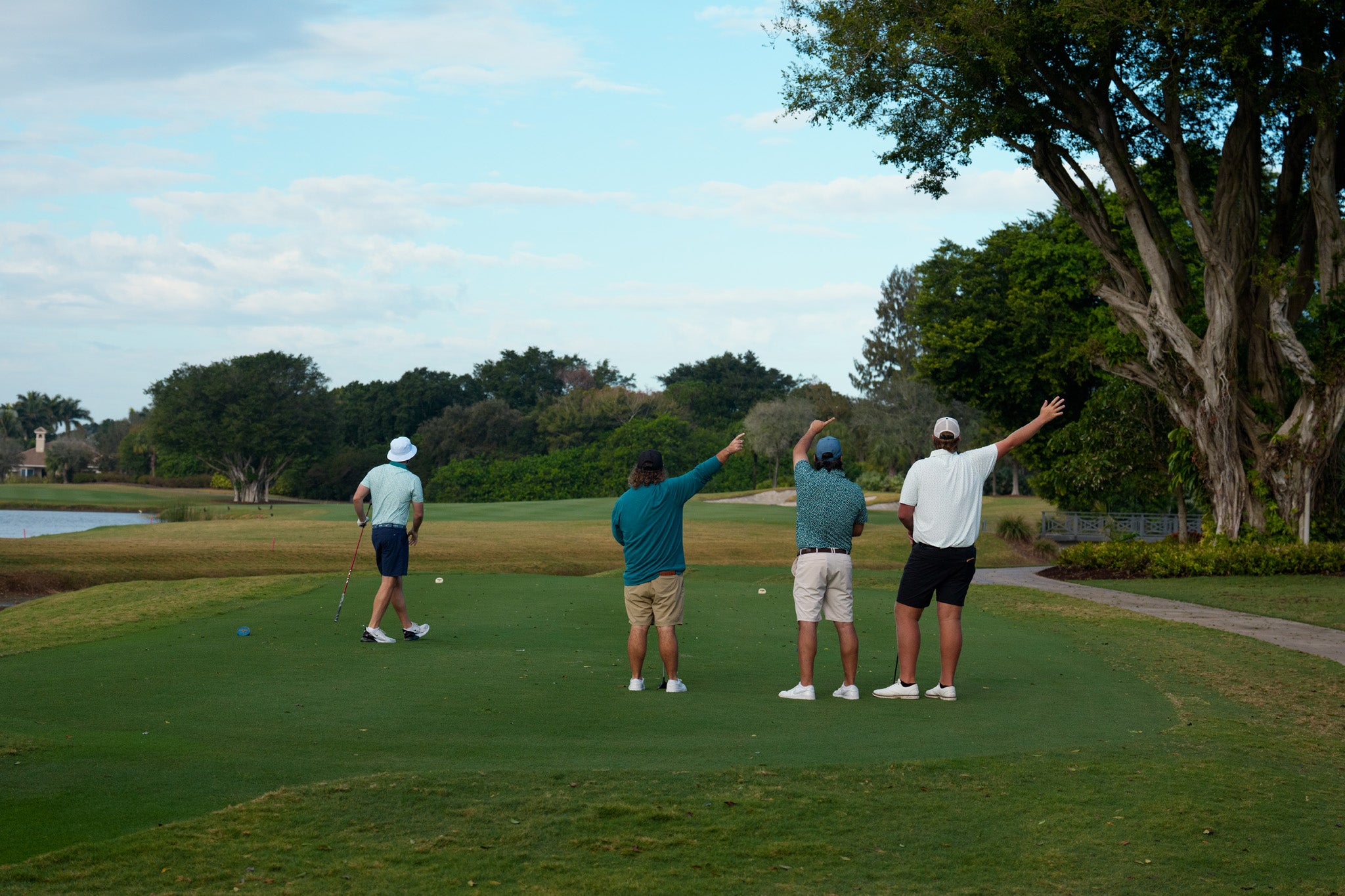 The Footrace to 18 Polo | Breezy Golf | Performance Golf Apparel