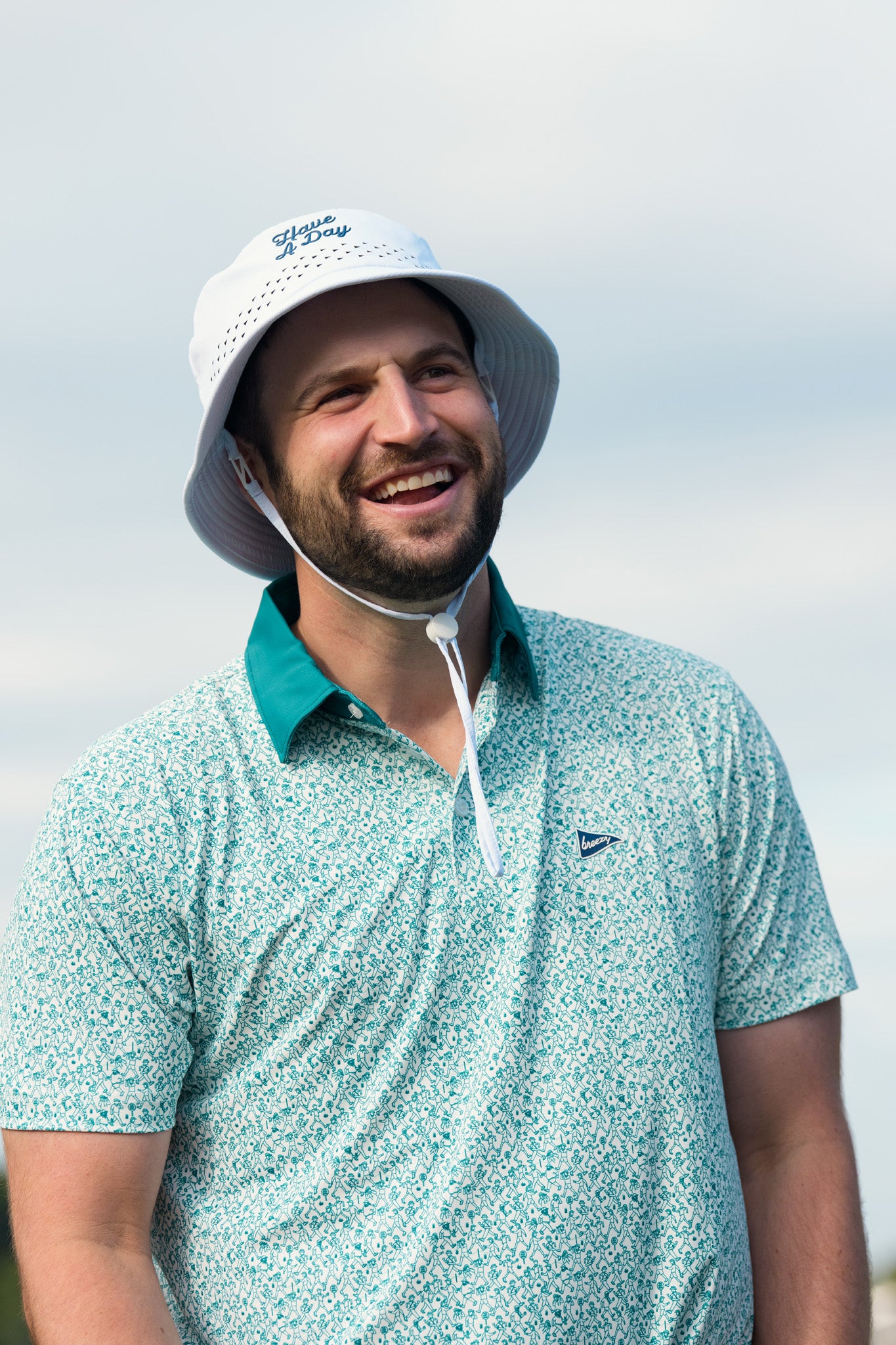 The Footrace to 18 Polo | Breezy Golf | Performance Golf Apparel