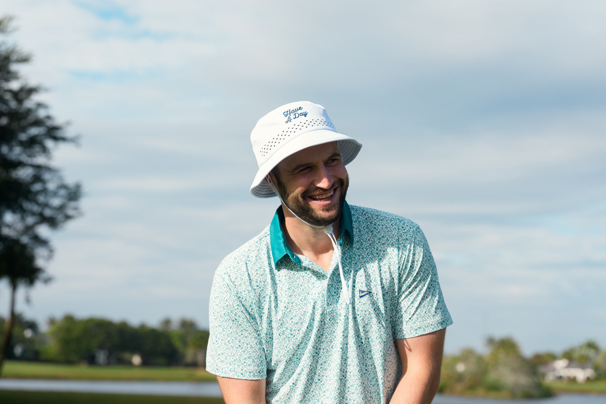 The Footrace to 18 Polo | Breezy Golf | Performance Golf Apparel