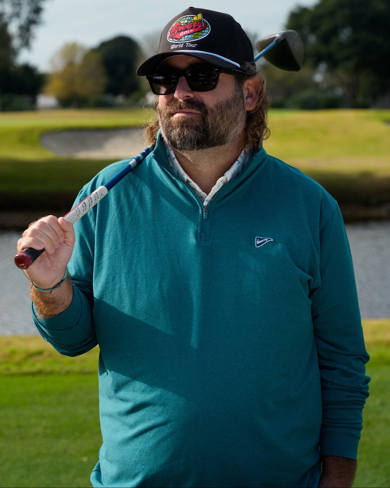 The Gimme Quarter - Zip Verdant Green - Breezy Golf