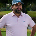 The Petal Stripe Polo - Breezy Golf