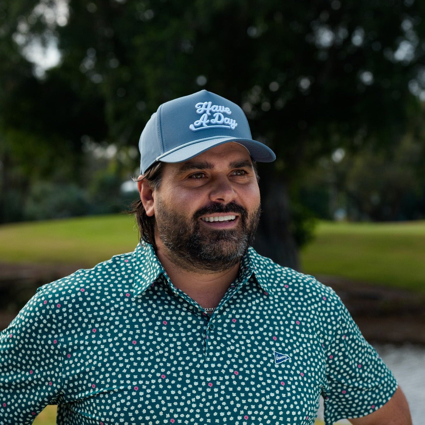 Have A Day Thawed Navy Rope Hat | Breezy Golf | Performance Golf Apparel