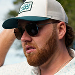 Classic Breezy Golf Green Meshback Patch Hat - Breezy Golf