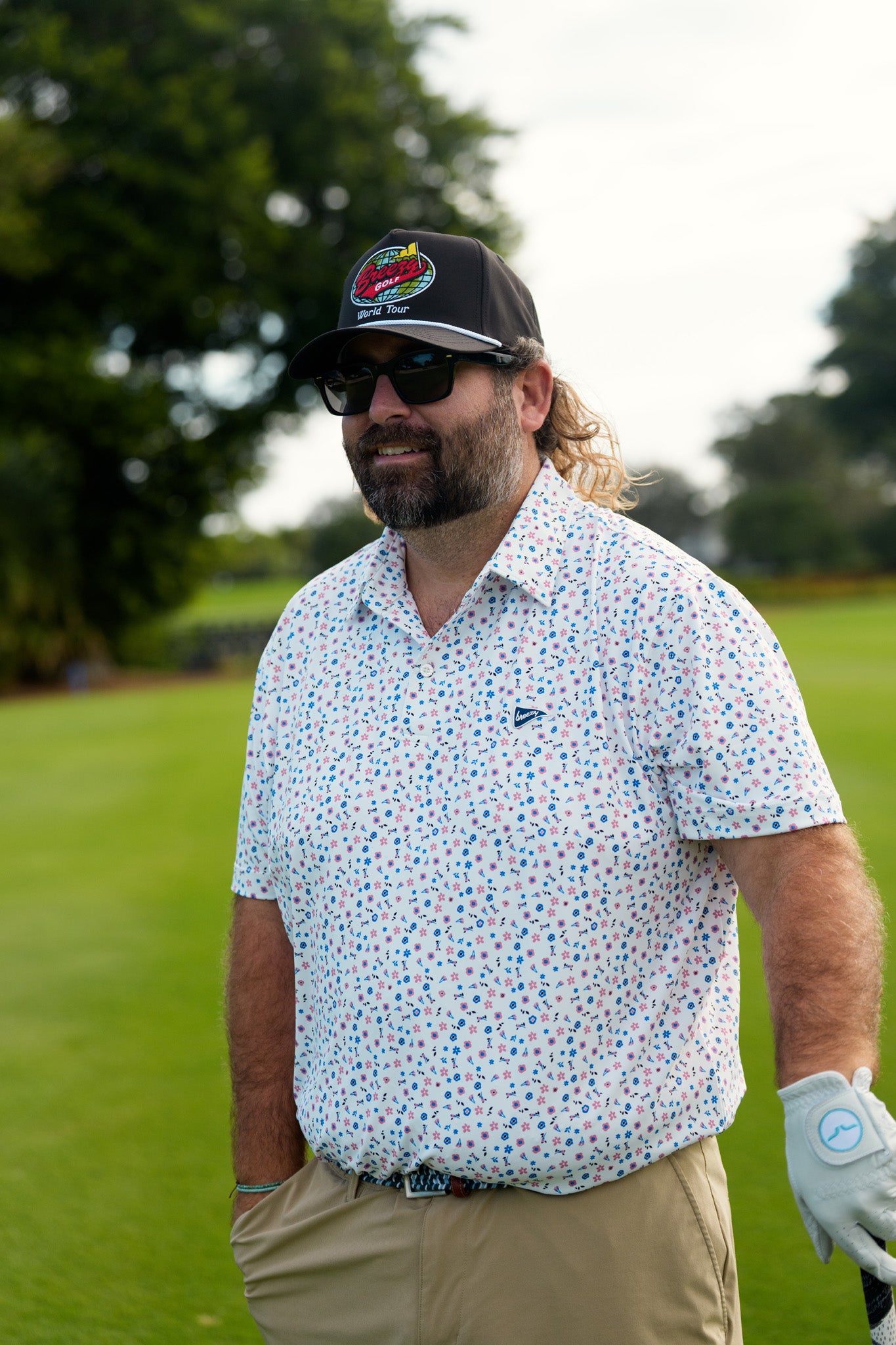 The Spring Ditzy Polo | Breezy Golf | Performance Golf Apparel