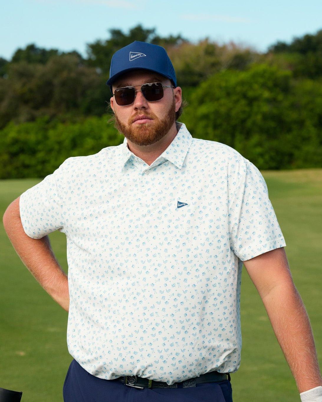 The Alloy Series Navy hat - Breezy Golf