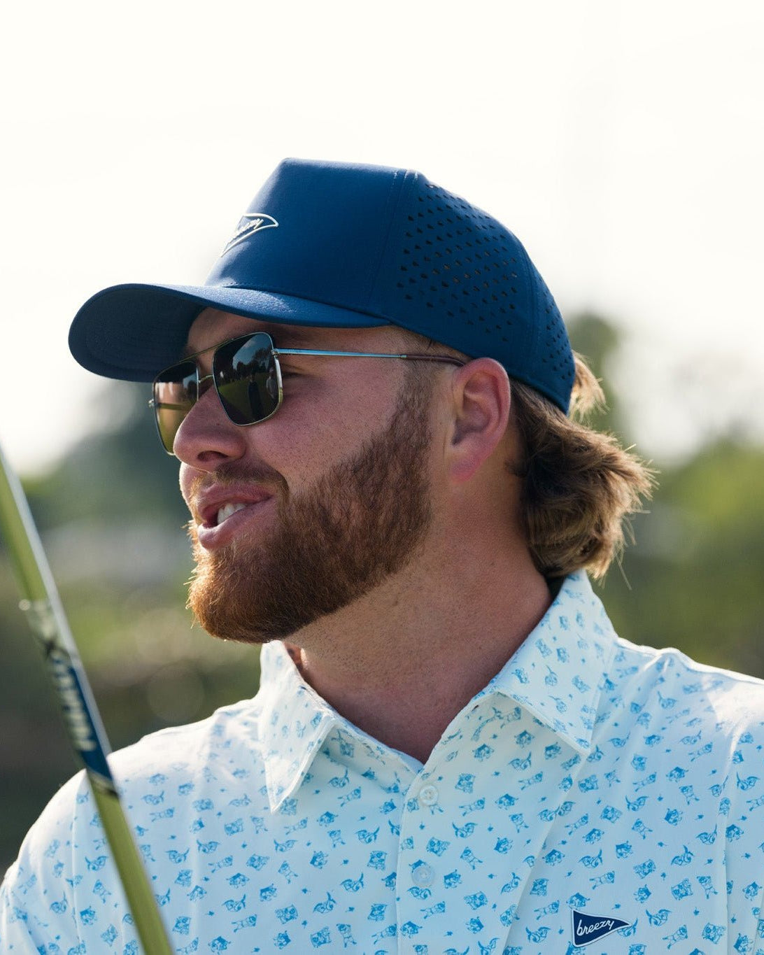 The Alloy Series Navy hat - Breezy Golf
